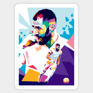 Benzema Pop art Sticker